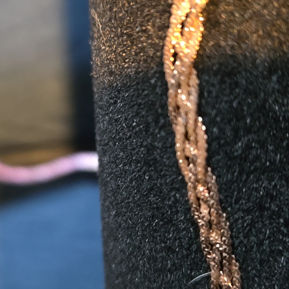 Rose Gold Braided Bracelet - Picture 3 of 3